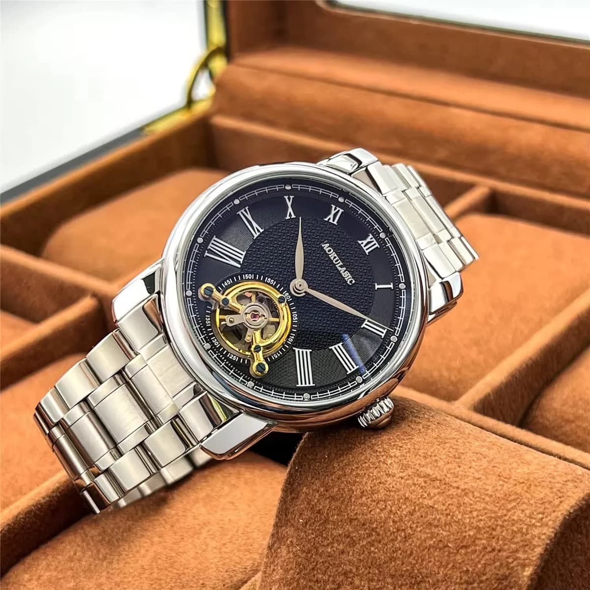 Aokulasic Luxury Tourbillon Watch — image 11