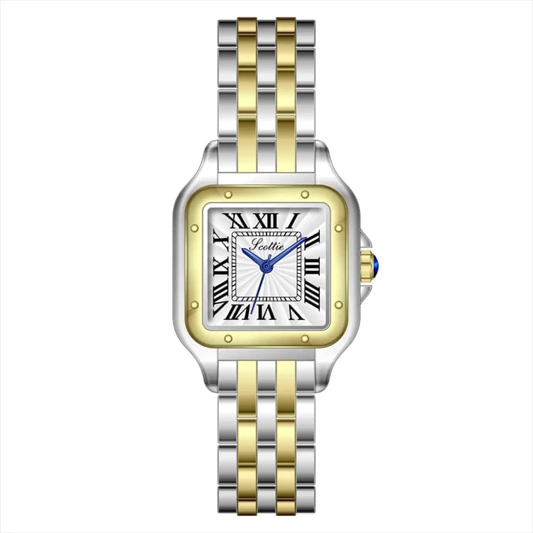 Scottie 9100 Luxury Women's Quartz Watch - Gold — image 9