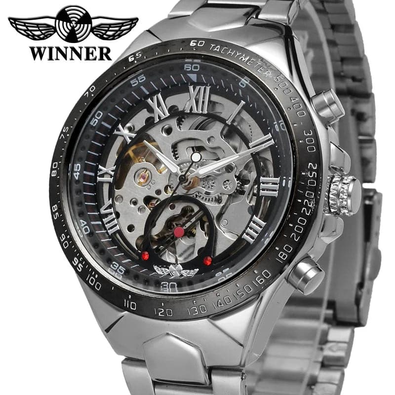 Winner Luxury Gold Black Automatic Men's Watch — image 8