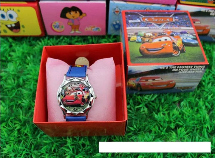 Kids Cartoon Quartz Watch with Leather Band — image 11