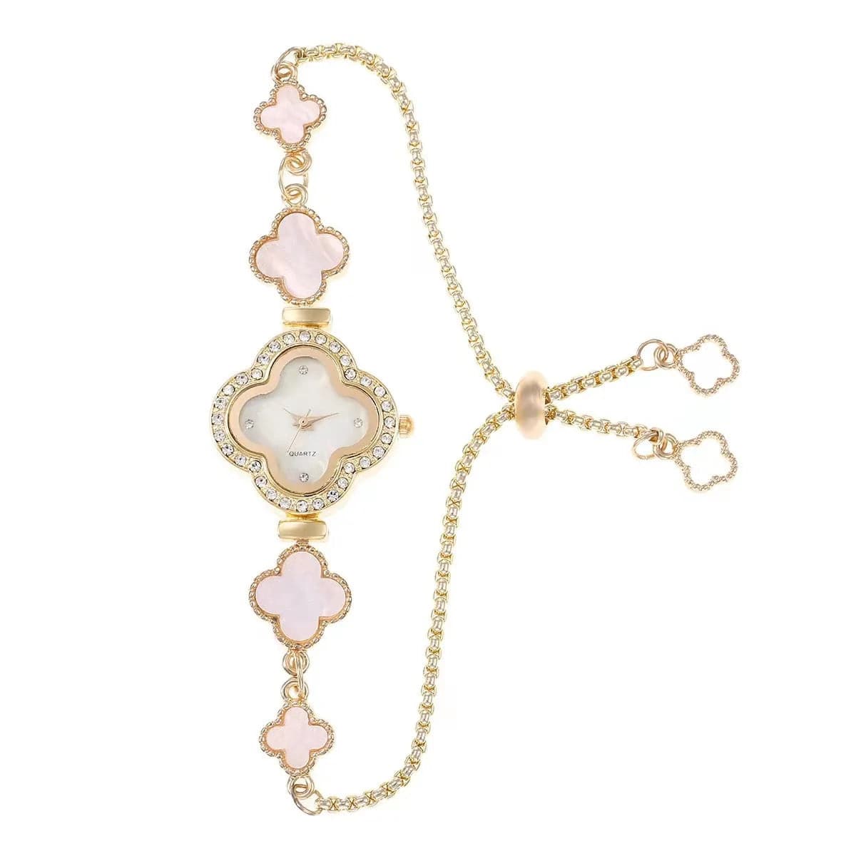 LUCKYFOX Women's Quartz Watch - Luxury Clover Design — image 7