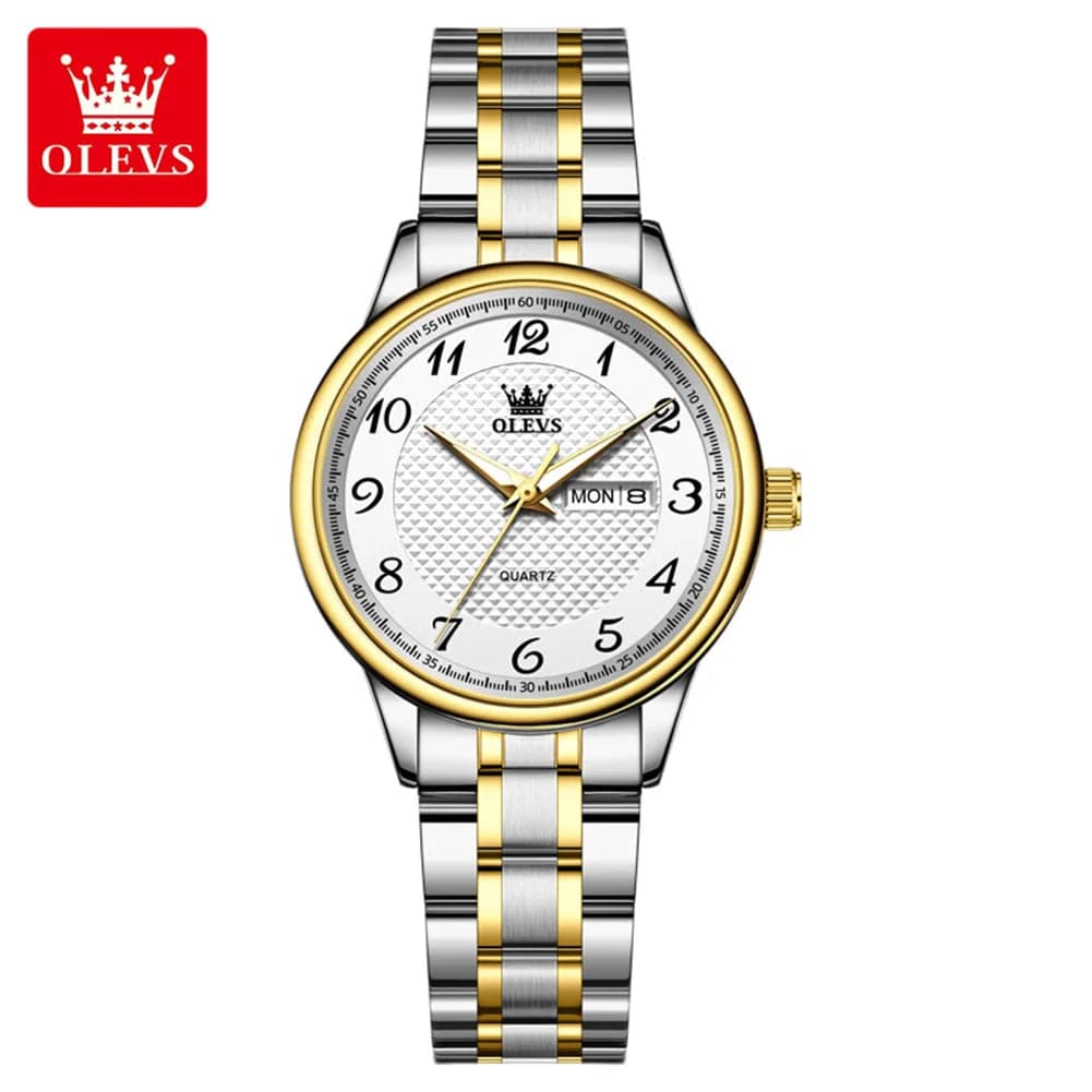OLEVS Luxury Stainless Steel Quartz Watch — image 11