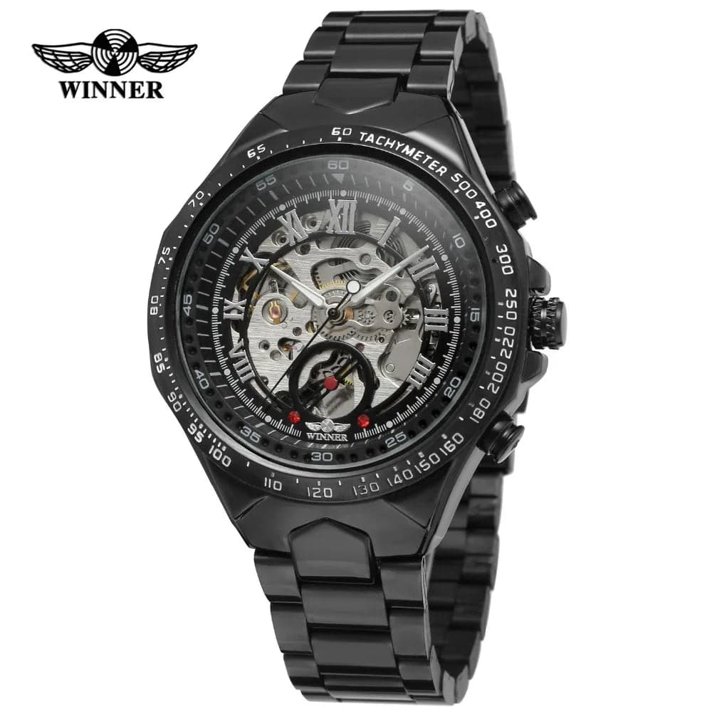 Winner Luxury Gold Black Automatic Men's Watch — image 4