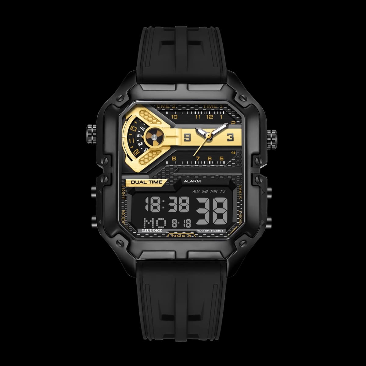 LILUOKE Man Watch Quartz Movement Waterproof Watches for Man Summer Rejos — image 9