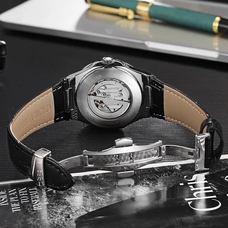 Dulunwe Diamond Luminous Automatic Men's Watch — image 2