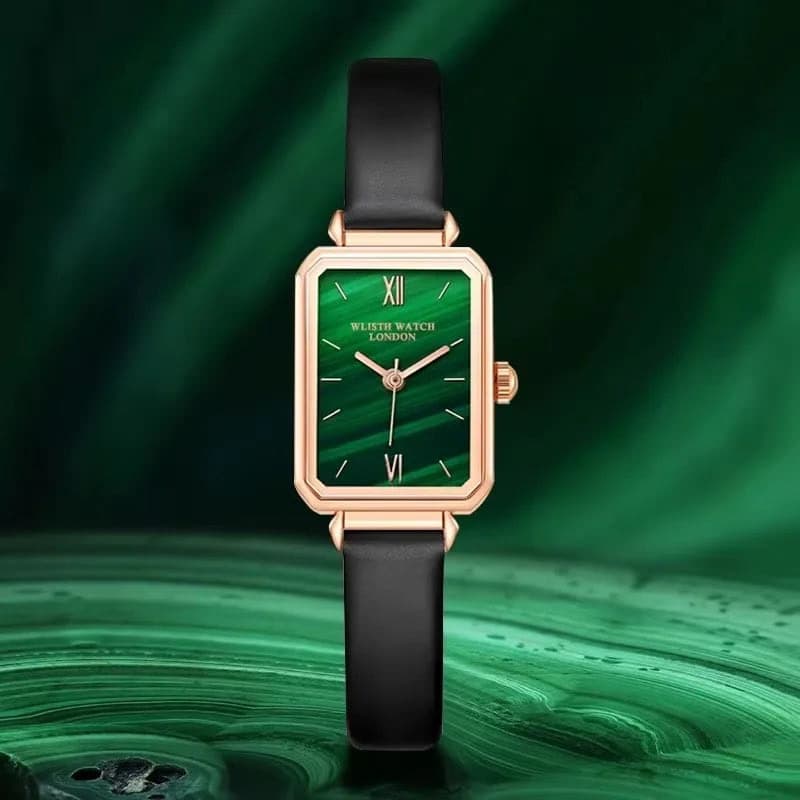 Wlisth S527 Luxury Green Dial Waterproof Watch — image 5