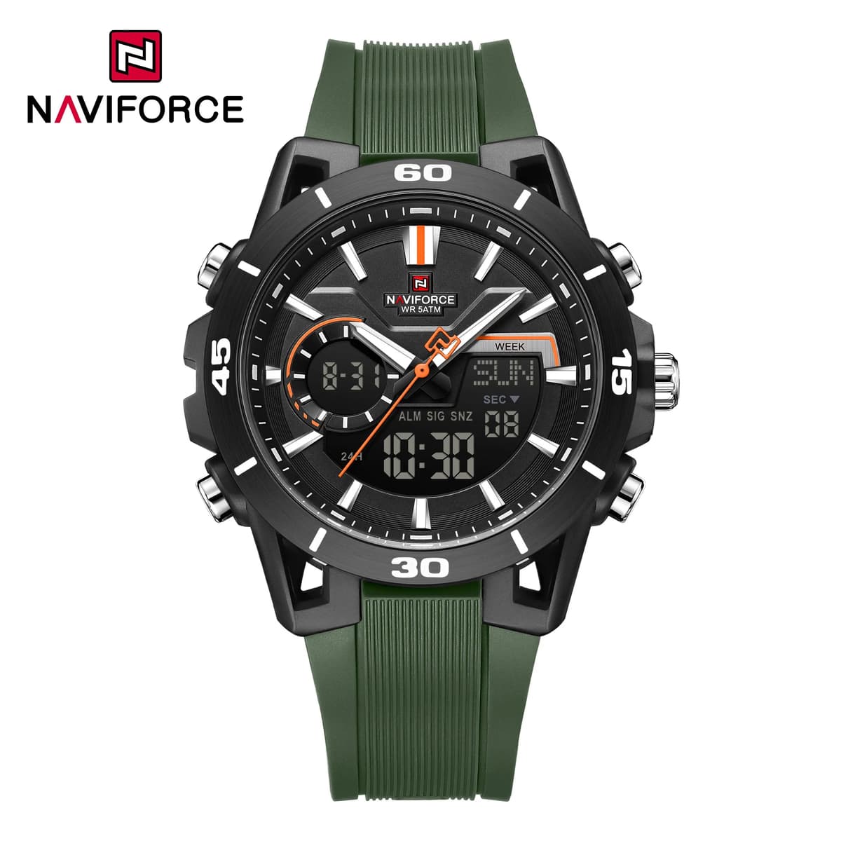 NAVIFORCE 7135 Men's Dual Display Sports Watch — image 14