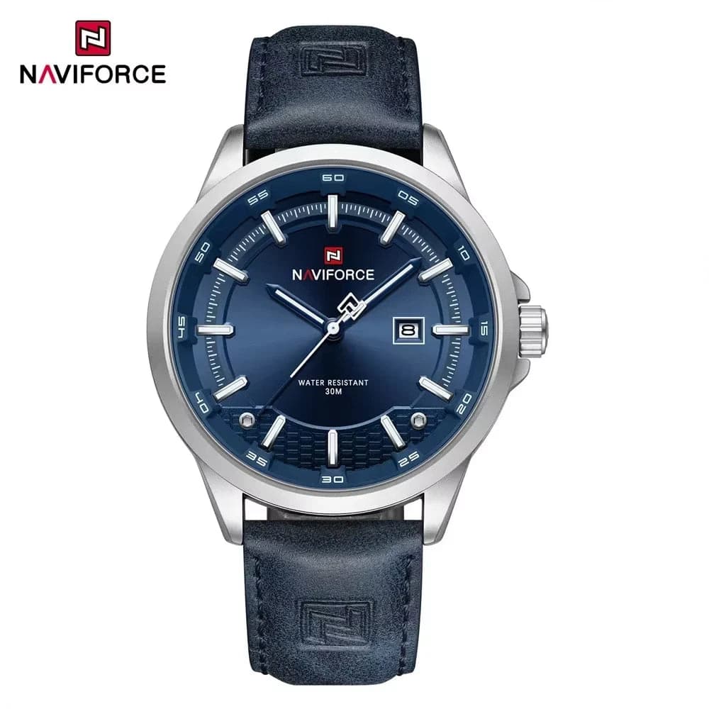 NAVIFORCE Men's Luxury Sport Leather Watch — image 6