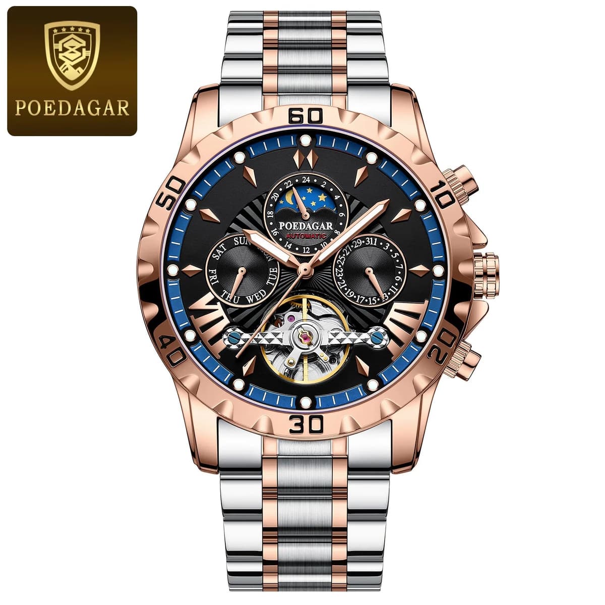 Poedagar Men's Tourbillon Luxury Watch — image 10