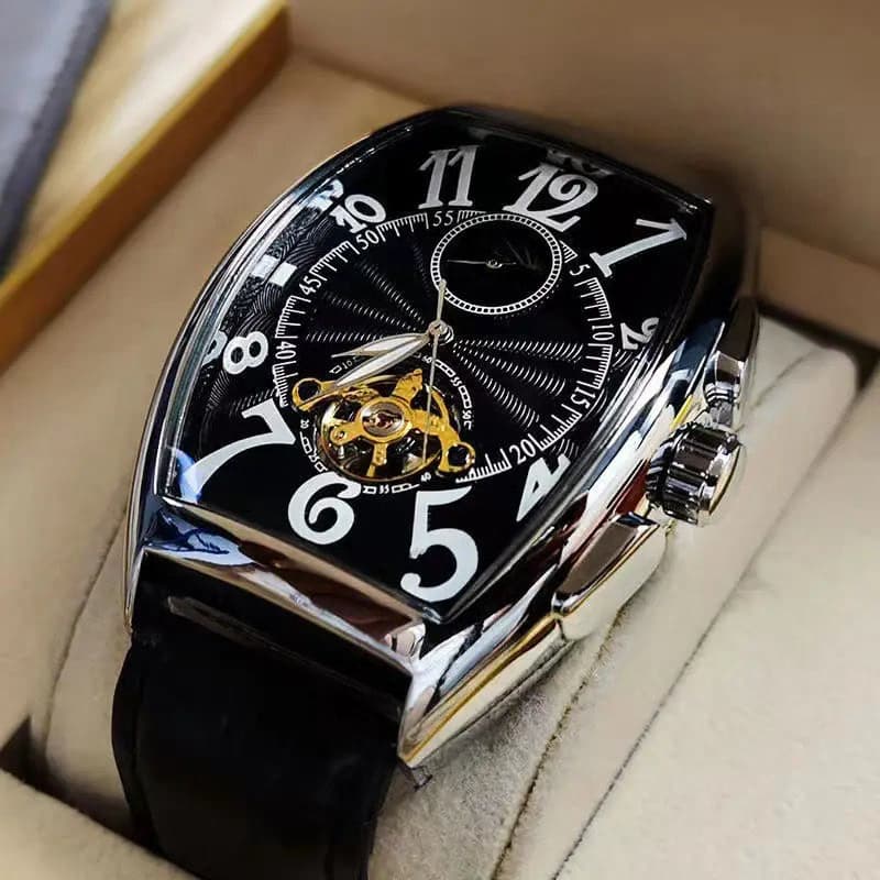 Luxury Automatic Moon Phase Skeleton Watch — image 11