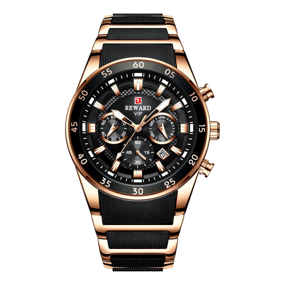Men's Luxury Rose Gold Watch