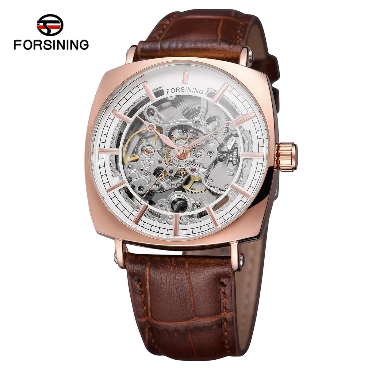 Forsining Skeleton Watch - Water Resistant & Fashionable — image 10