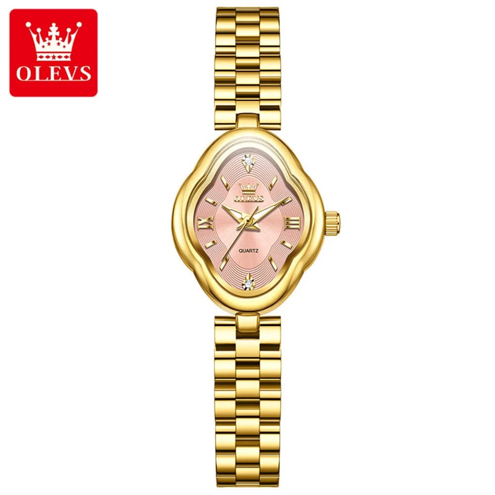 OLEVS Luxury Diamond Stainless Steel Women's Watch — image 7