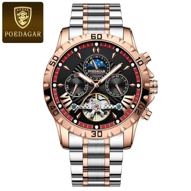 POEDAGAR Luxury Tourbillon Men's Watch — image 16