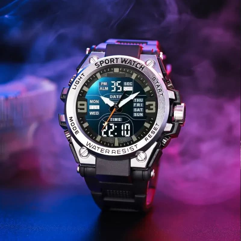 Men's Sport Watch with Colorful Dual Display — image 12
