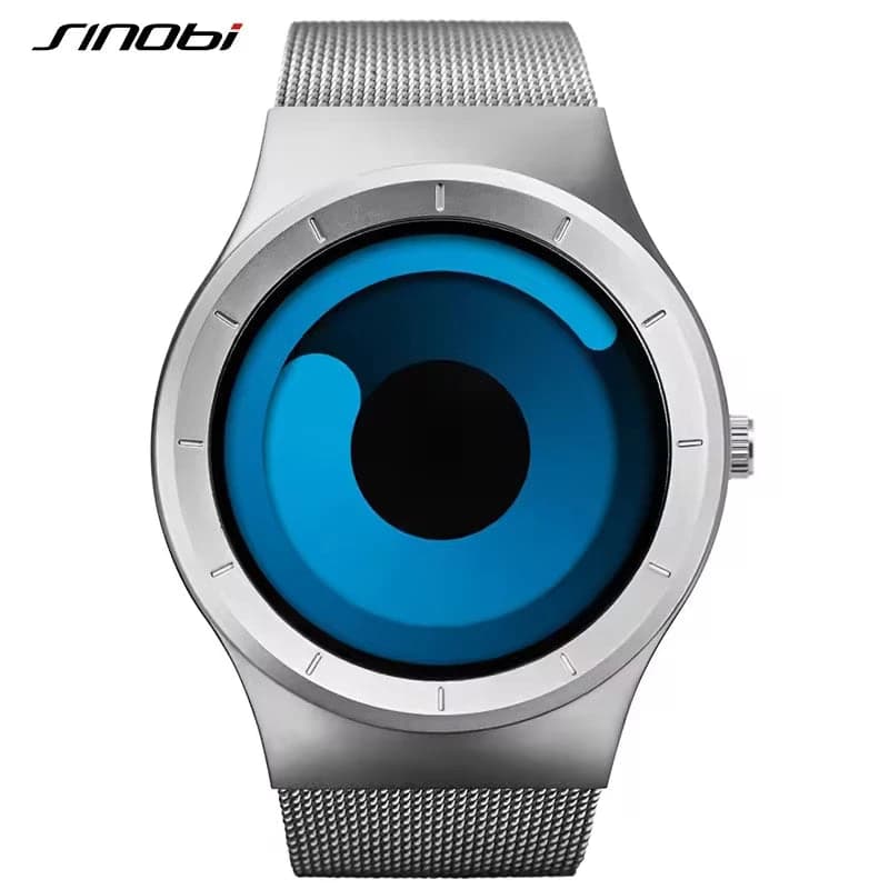 Sinobi S9659G Watch Business Dial Design Steel Mesh Band Sport — image 7