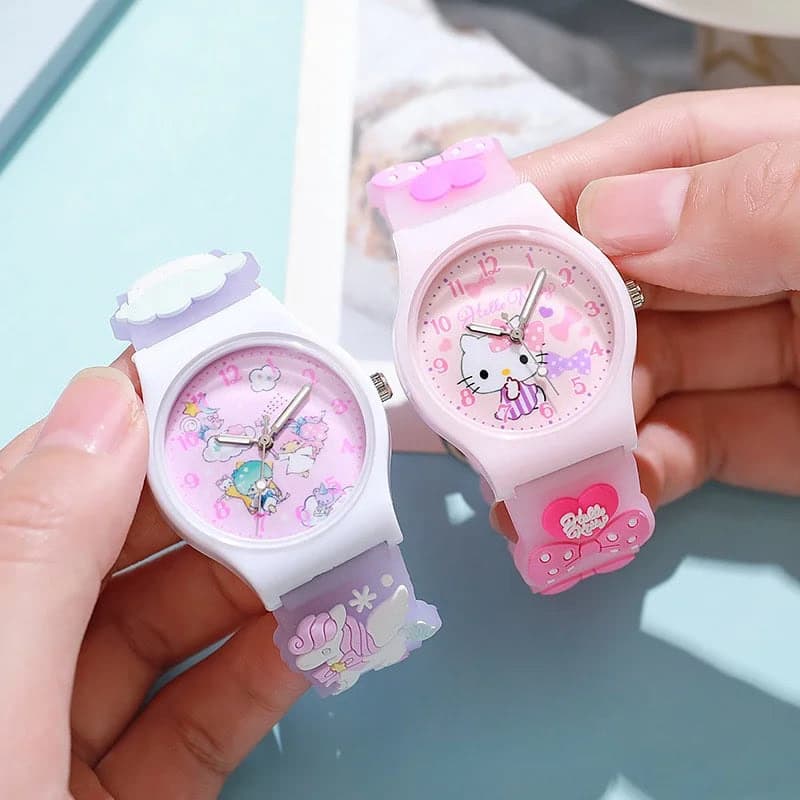 Cartoon Sanrio Kids Quartz Watch - 35mm Silicone Strap — image 4