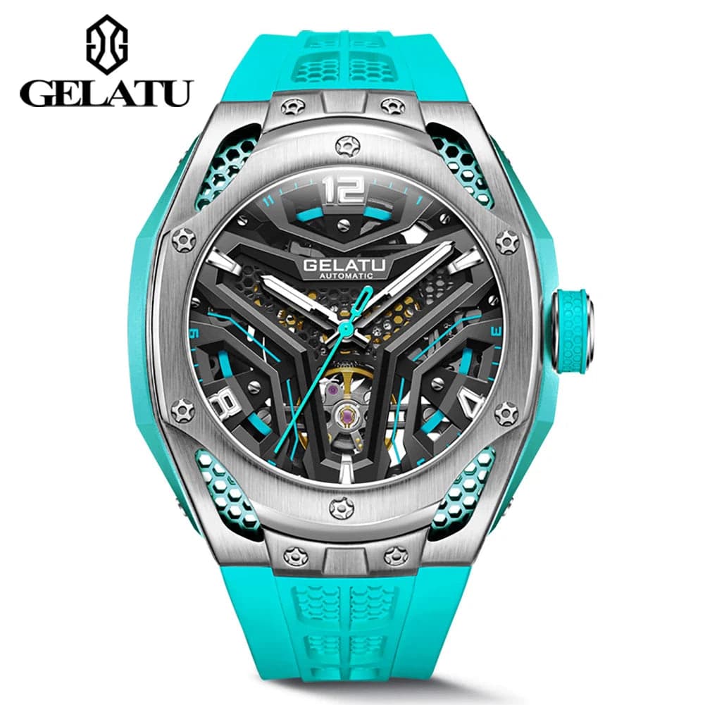 Gelatu 6007 Luxury Skeleton Sport Watch — image 11