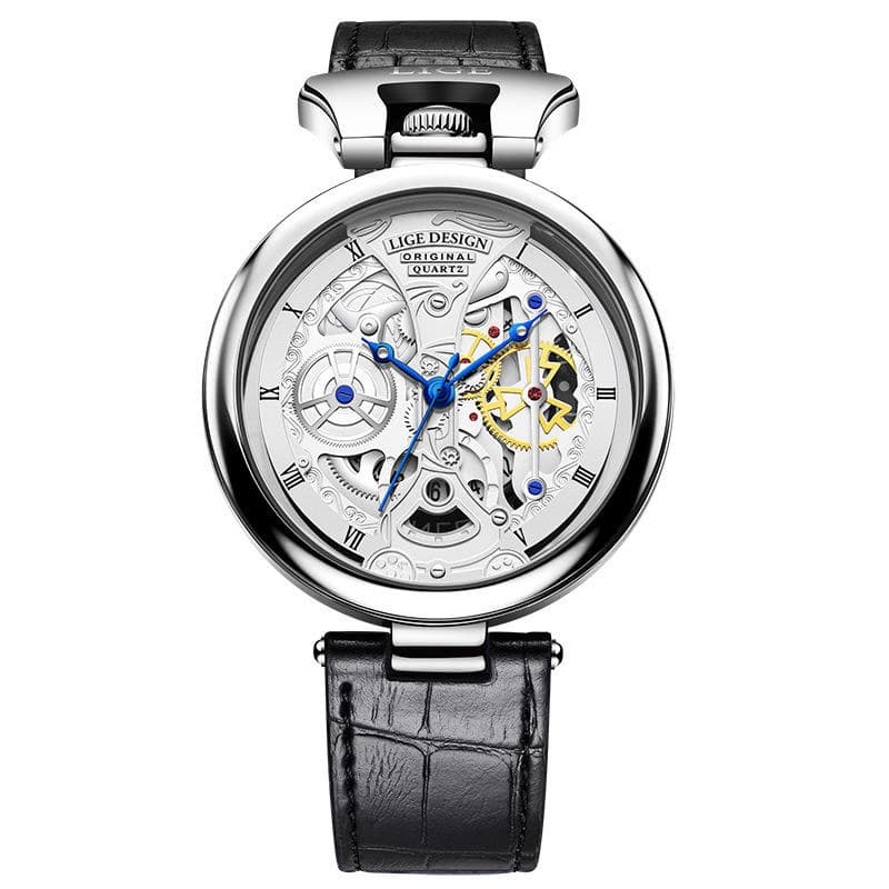 Luxury Waterproof Tourbillon Skeleton Watch — image 3