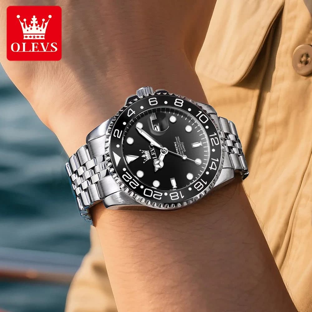 OLEVS Luxury Waterproof Quartz Sports Watch — image 2