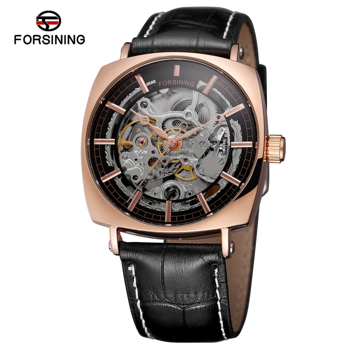 Forsining Skeleton Watch - Water Resistant & Fashionable — image 9