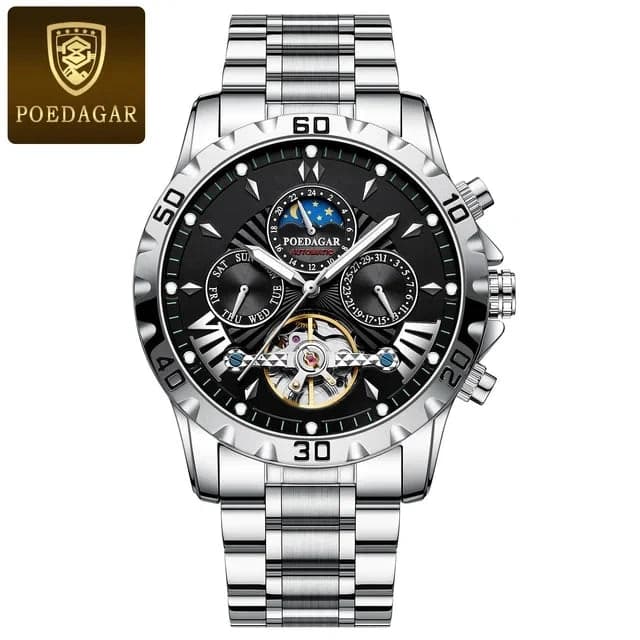 POEDAGAR Luxury Tourbillon Men's Watch — image 8