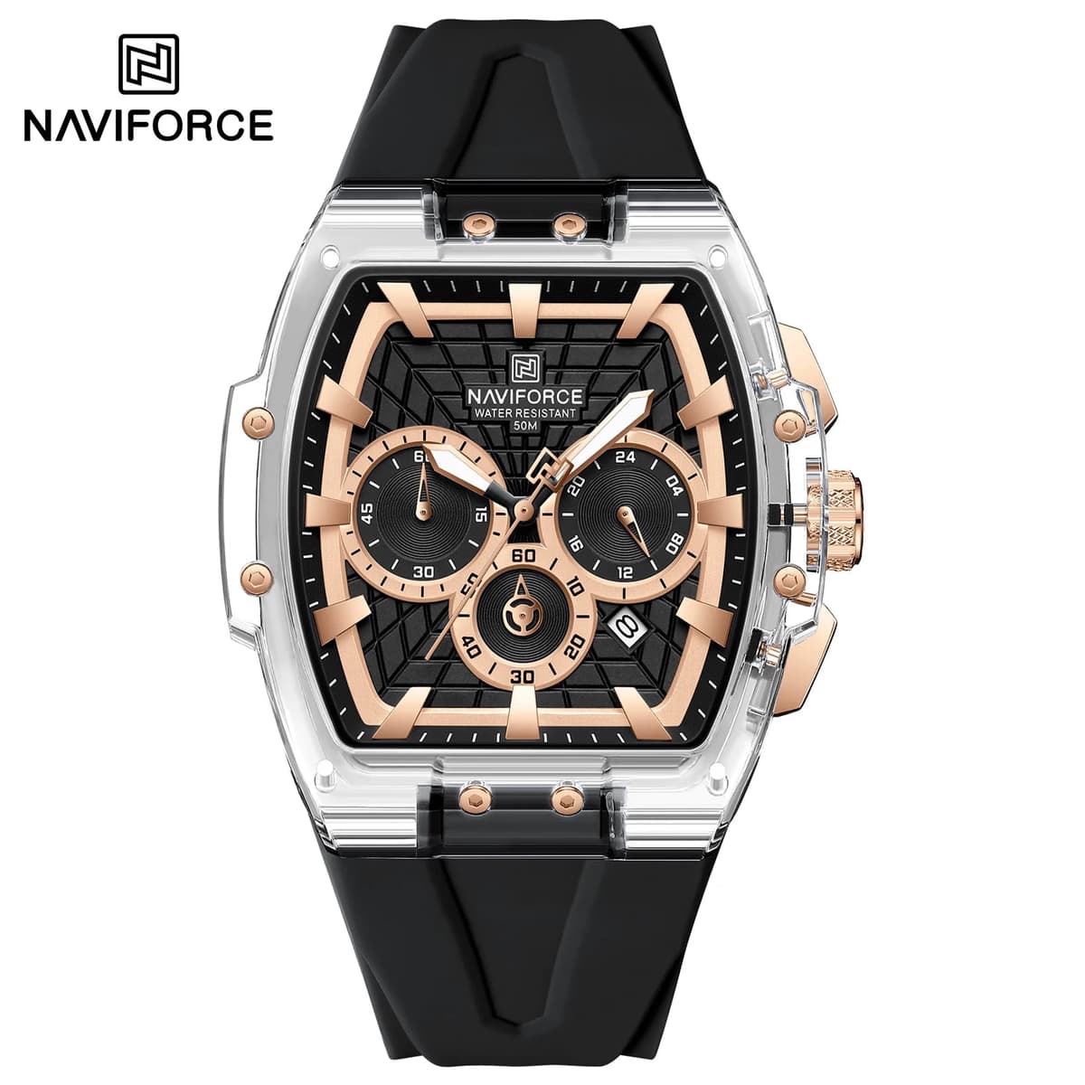 NAVIFORCE 6113 Men's Chronograph Watch, Waterproof