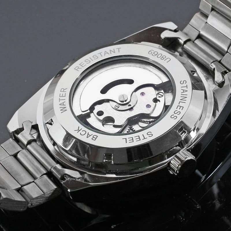 T-Winner Luxury Blue Analog Mechanical Watch — image 5