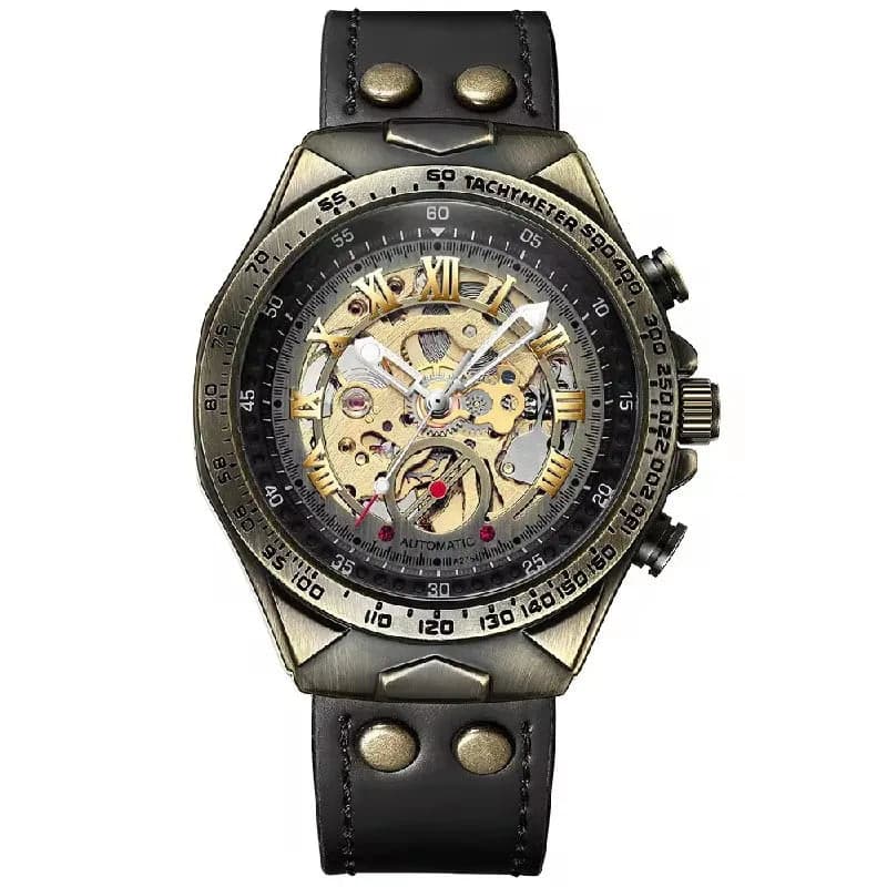 Waterproof Retro Skeleton Automatic Men's Watch — image 10