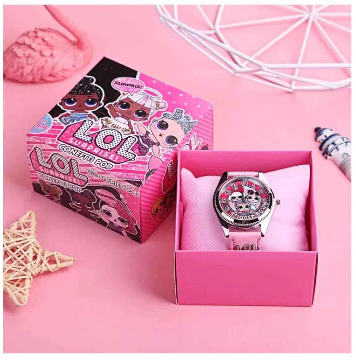 Kids Cartoon Quartz Watch with Leather Band — image 10