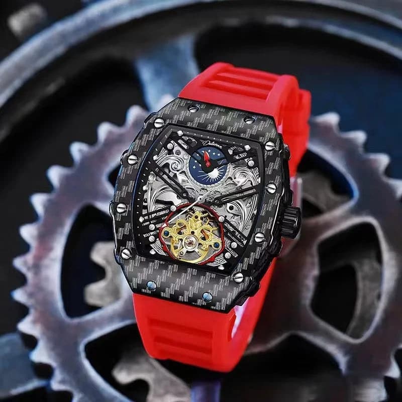 Dulunwe Men's Tourbillon Skeleton Watch — image 6