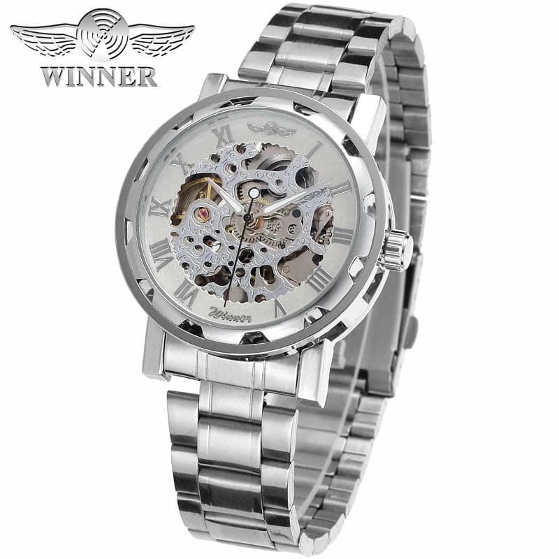 Luxury Gold Skeleton Automatic Watch