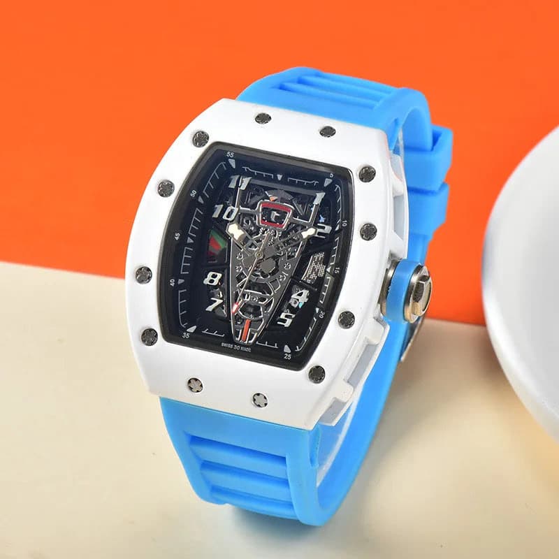 Luxury Men's Hollow Out Quartz Sport Watch — image 8